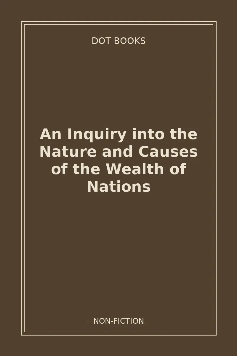 An Inquiry into the Nature and Causes of the Wealth of Nations