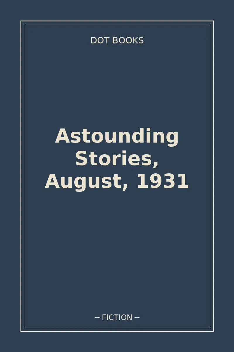 Astounding Stories, August, 1931