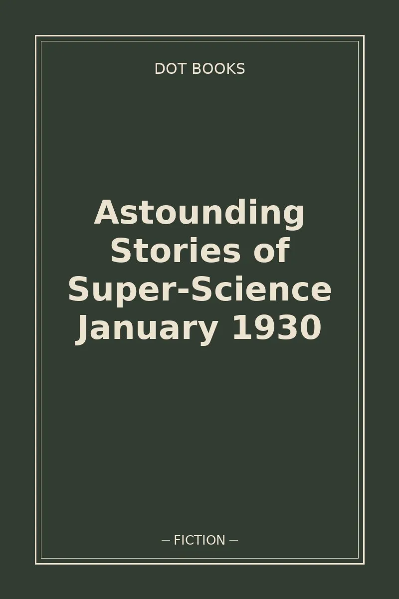 Astounding Stories of Super-Science January 1930