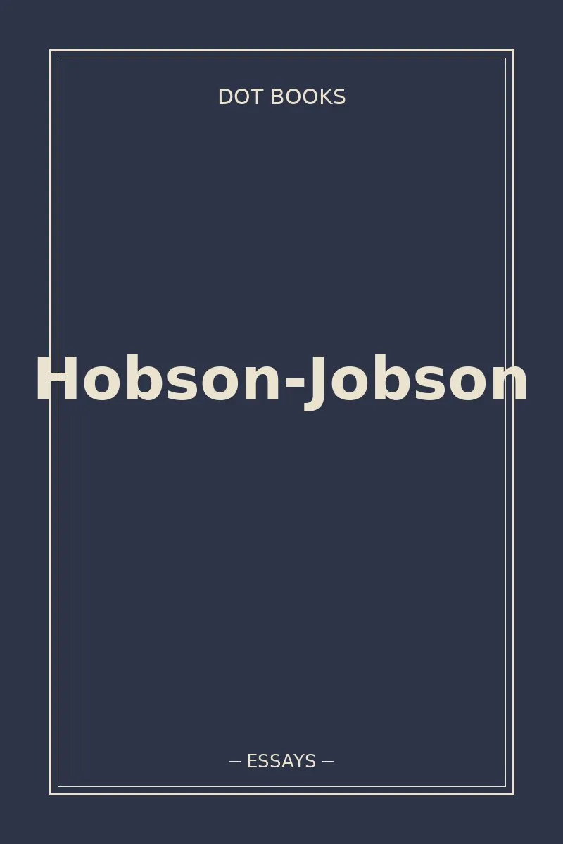 Hobson-Jobson