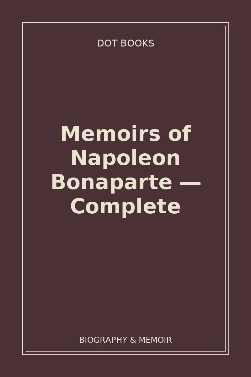 Memoirs of Napoleon Bonaparte — Complete