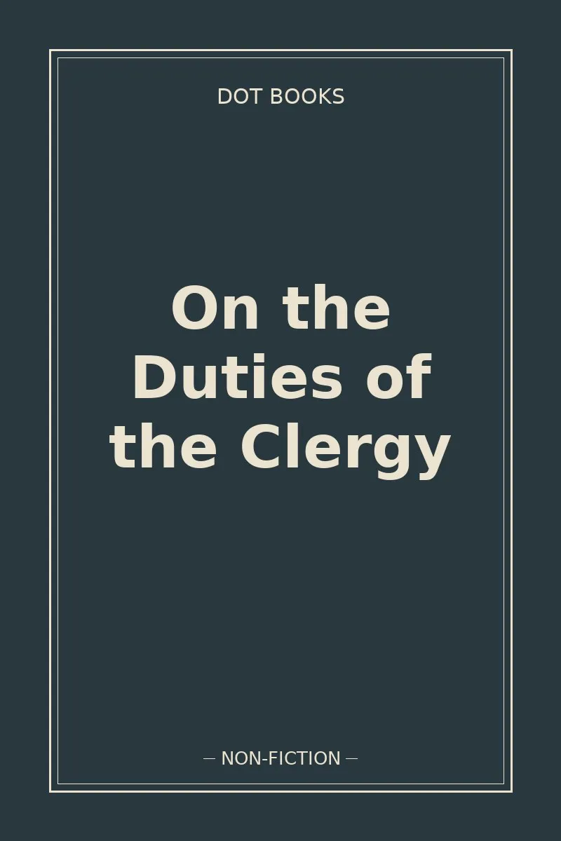 On the Duties of the Clergy