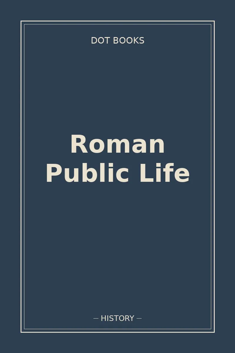 Roman Public Life