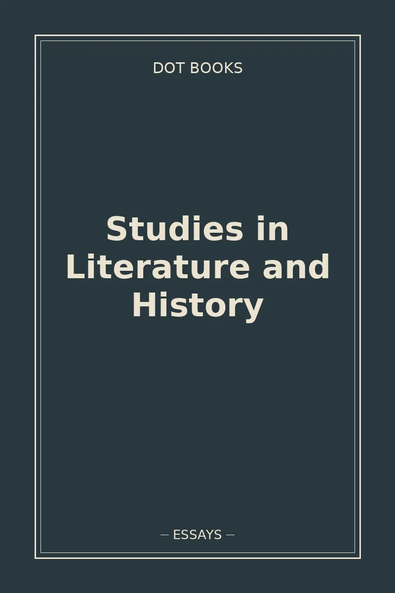Studies in Literature and History