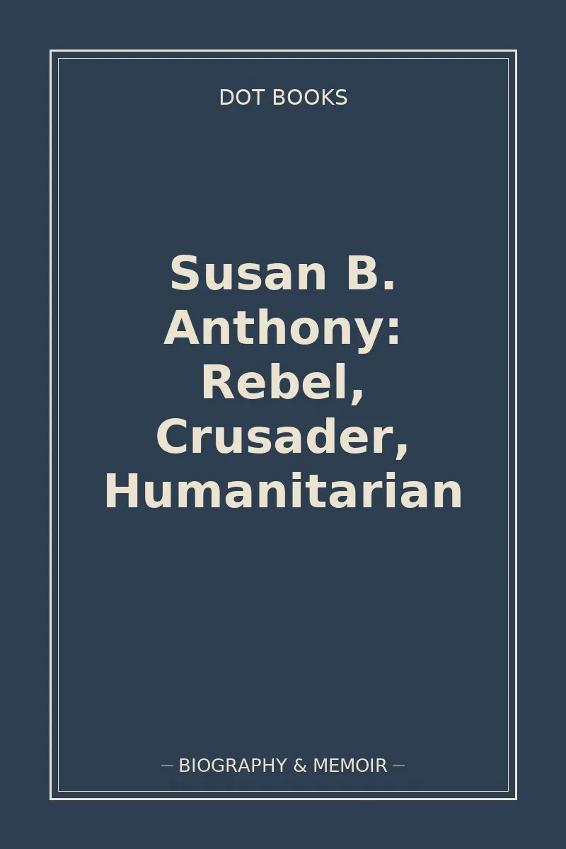Susan B. Anthony: Rebel, Crusader, Humanitarian
