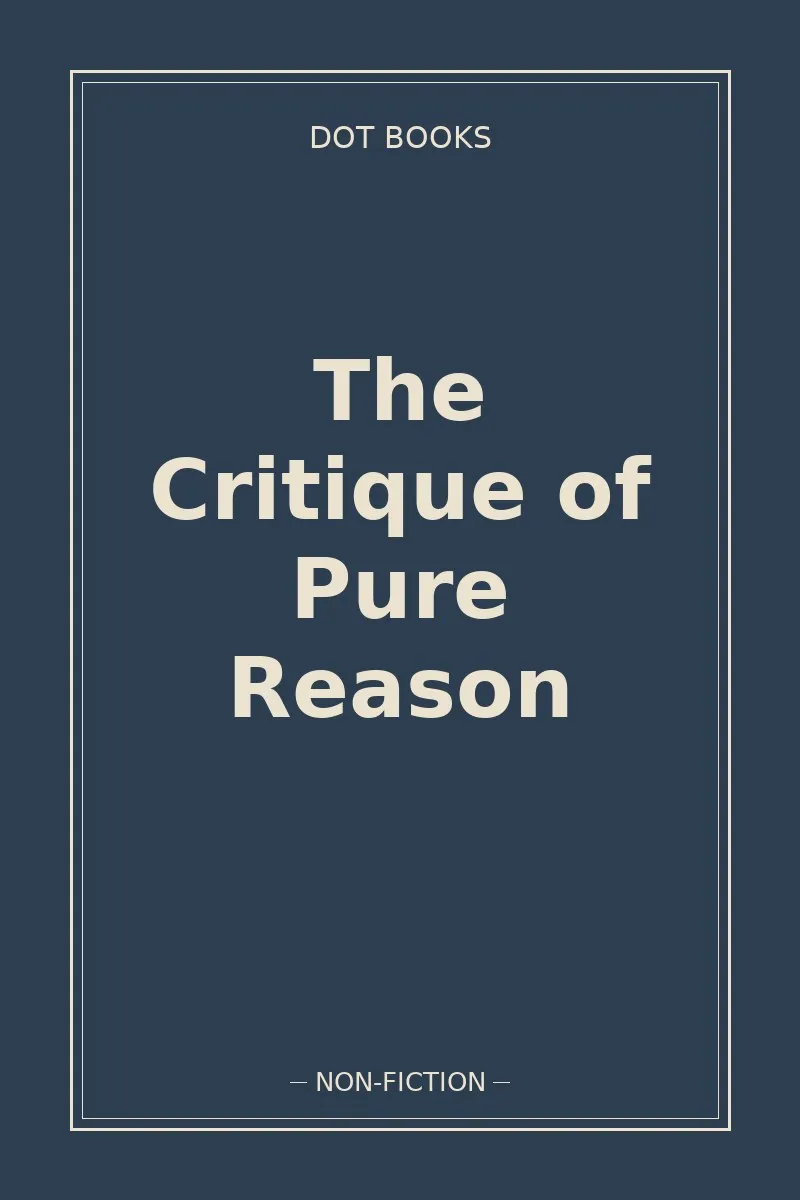 The Critique of Pure Reason