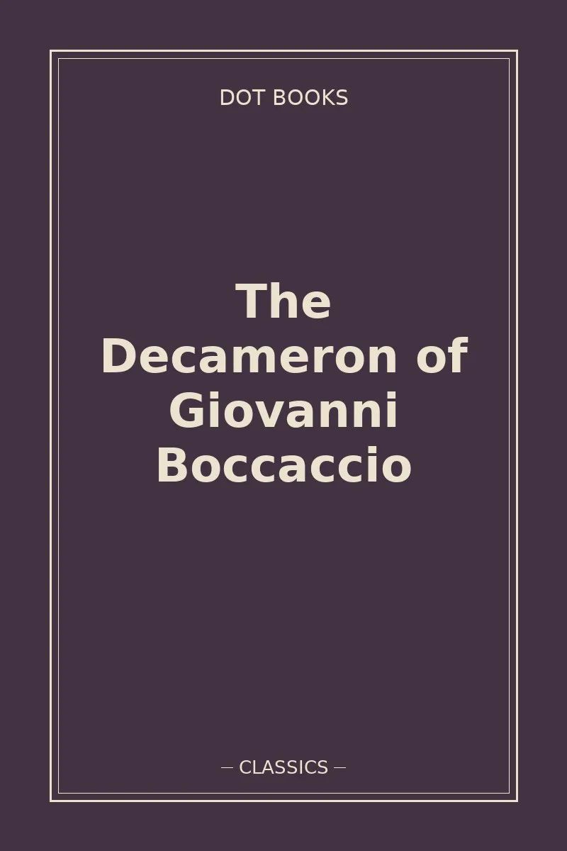 The Decameron of Giovanni Boccaccio