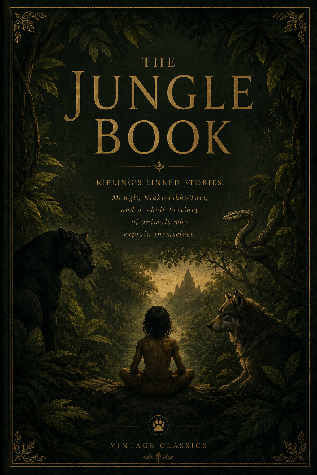 The Jungle Book by Rudyard Kipling — book cover