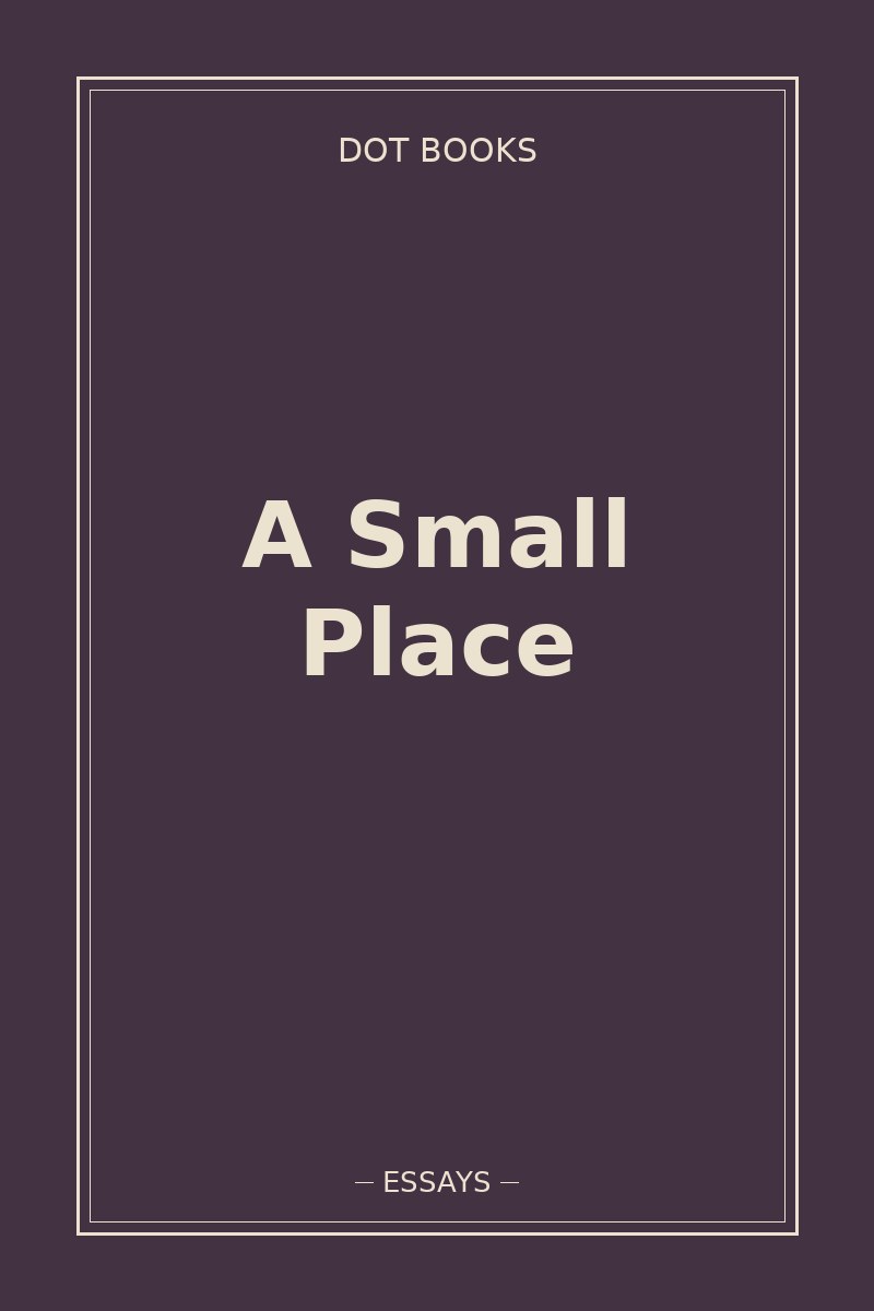 A Small Place — book cover