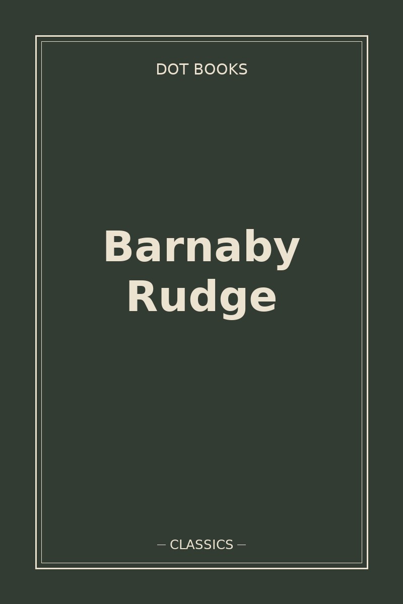 Barnaby Rudge — book cover