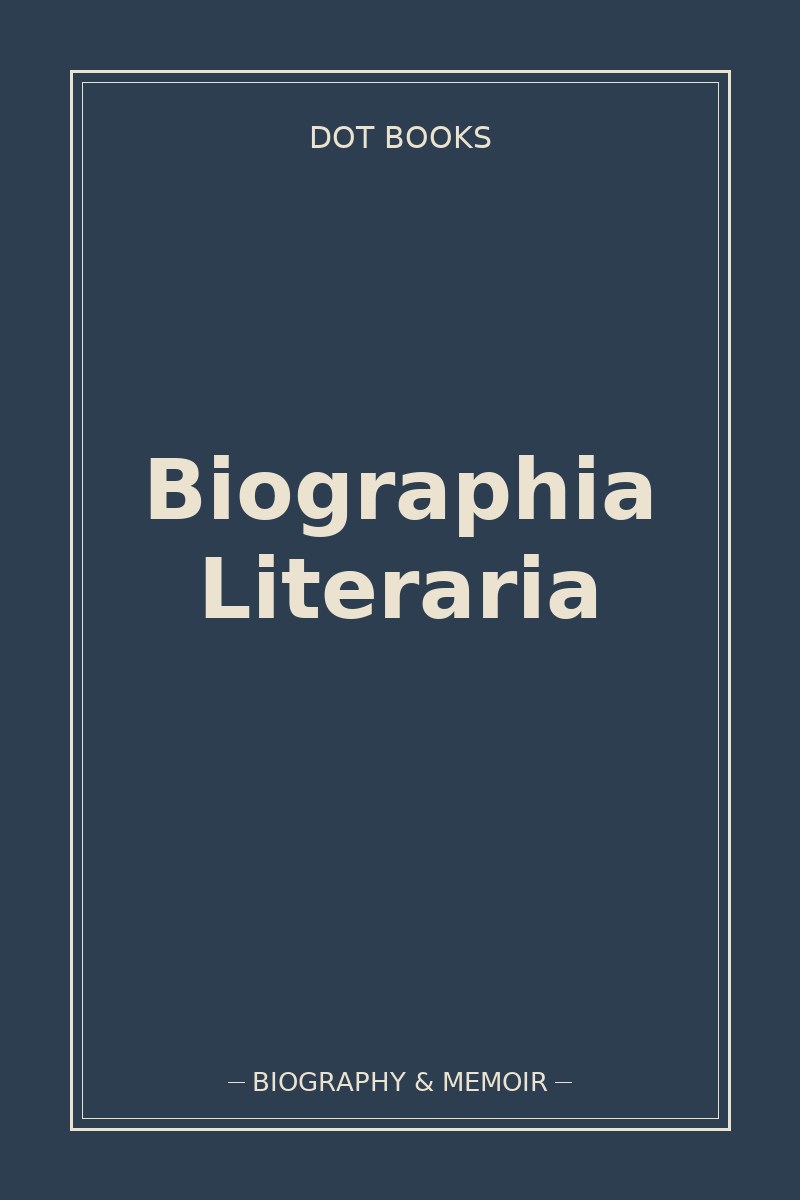 Biographia Literaria — book cover