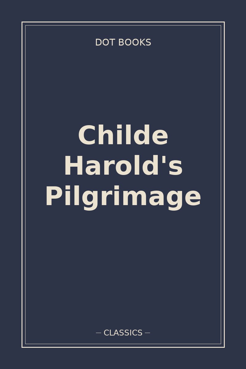 Childe Harold's Pilgrimage — book cover