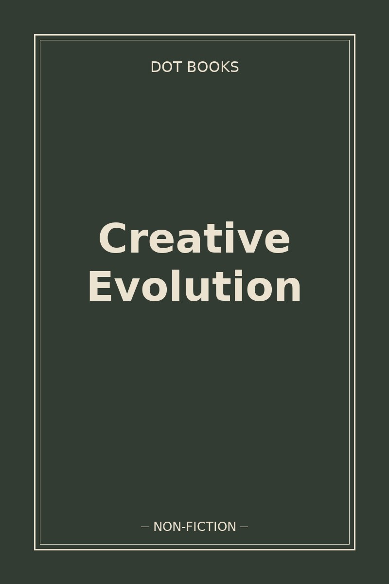 Creative Evolution — book cover