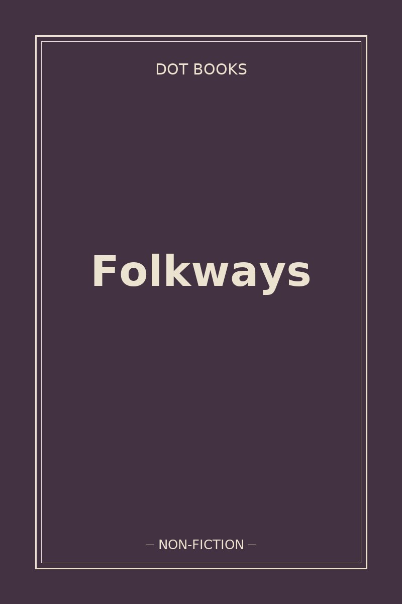Folkways — book cover