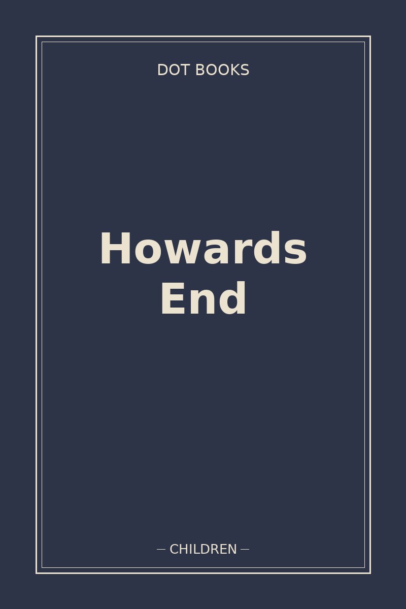 Howards End — book cover