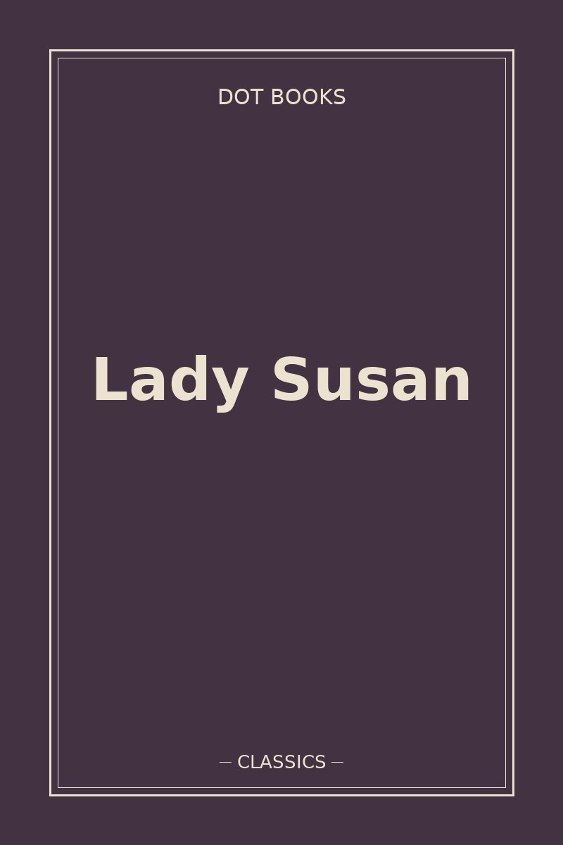 Lady Susan — book cover