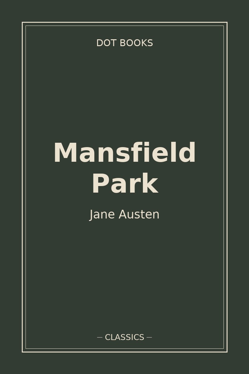 Mansfield Park — book cover