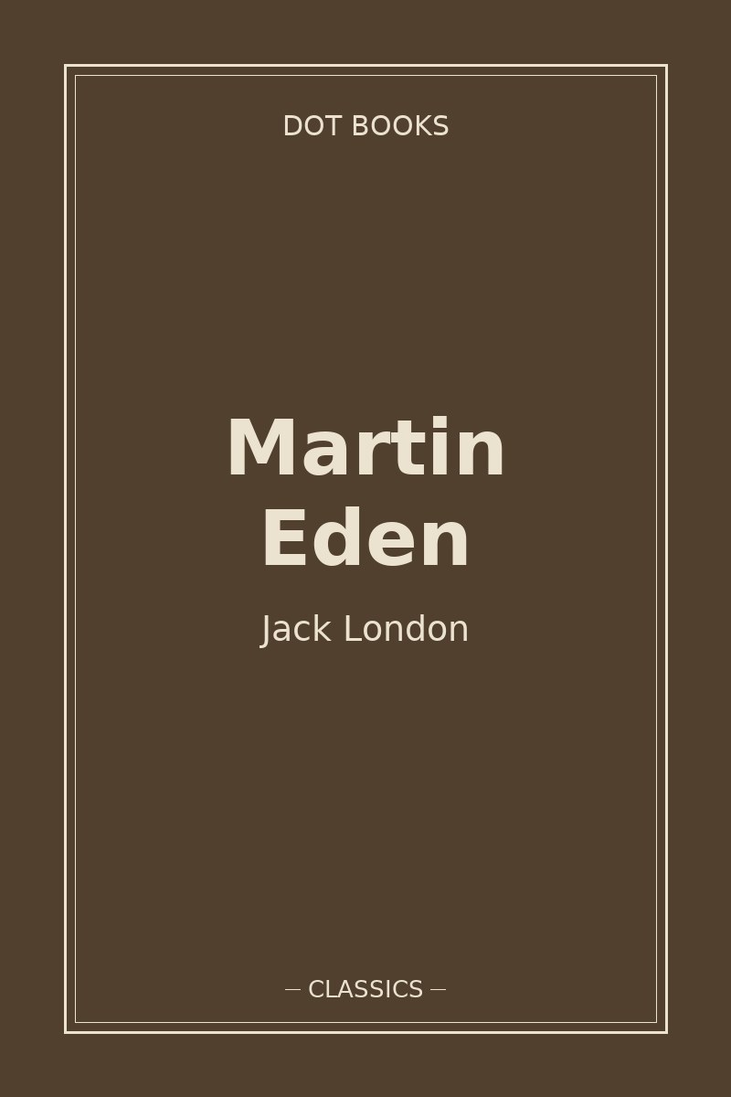 Martin Eden — book cover