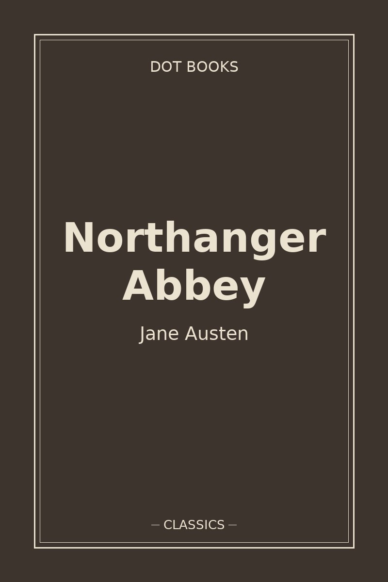Northanger Abbey — book cover