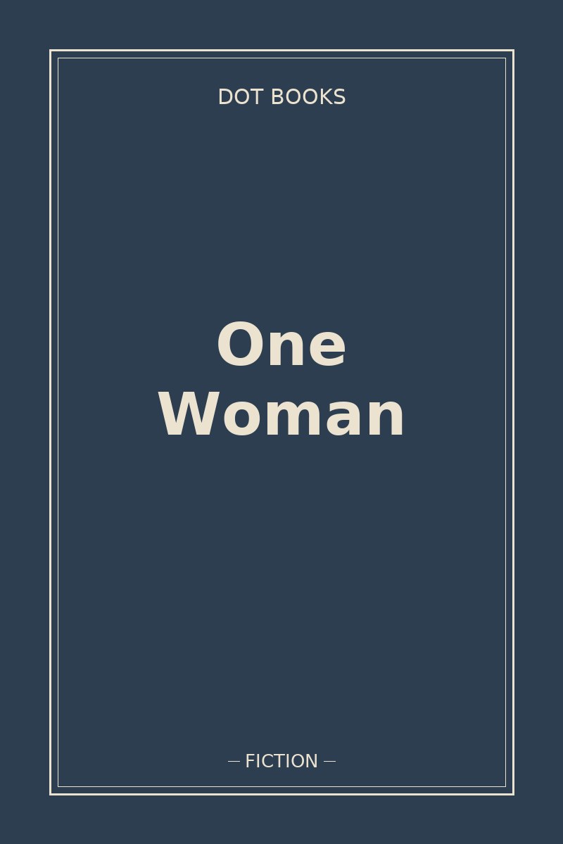 One Woman — book cover