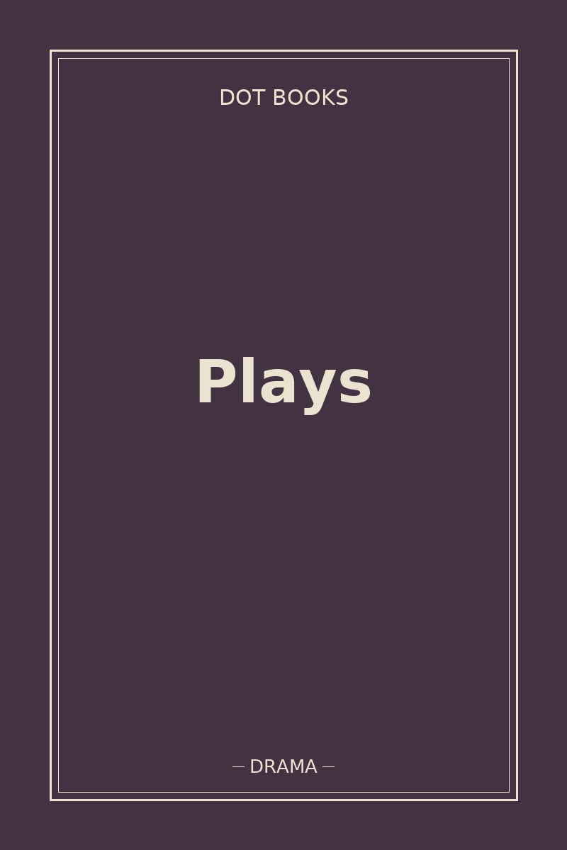 Plays — book cover