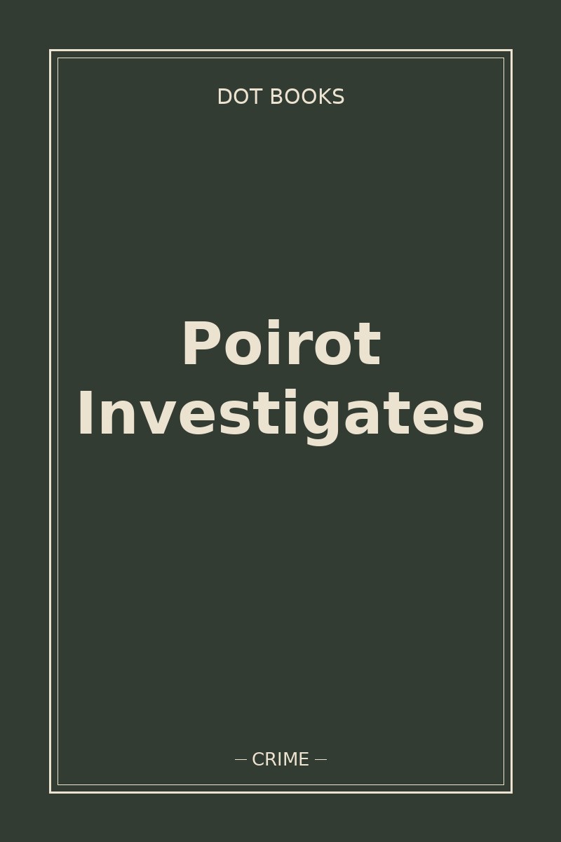 Poirot Investigates — book cover