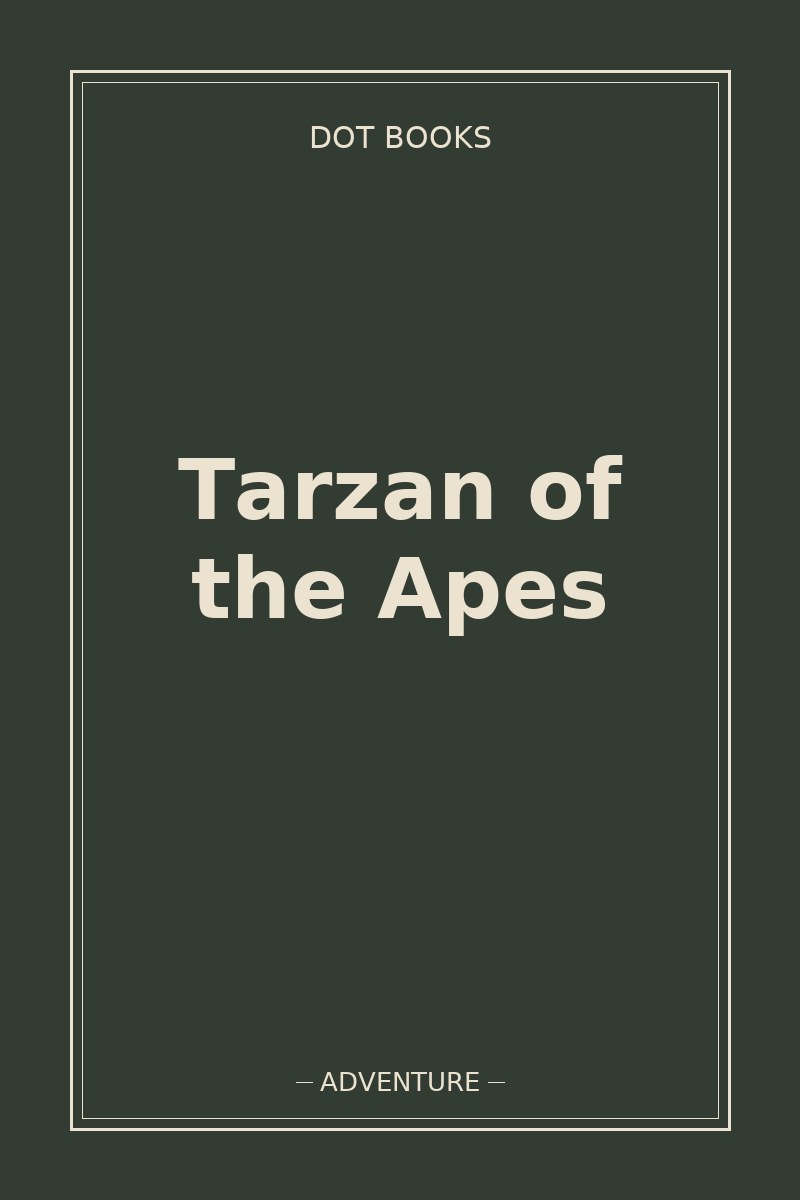Tarzan of the Apes — book cover