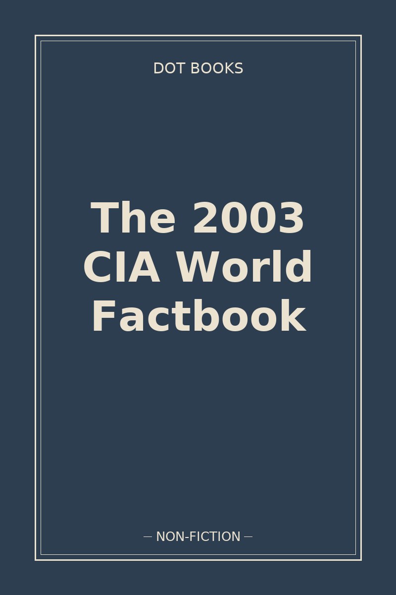 The 2003 CIA World Factbook — book cover
