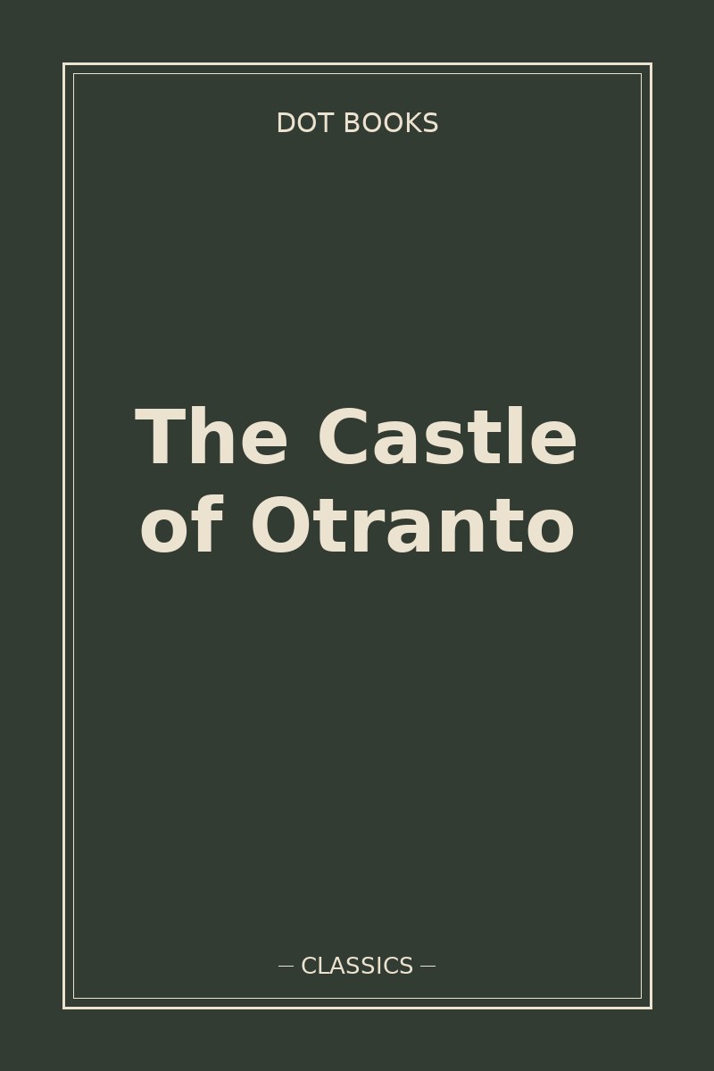 The Castle of Otranto — book cover