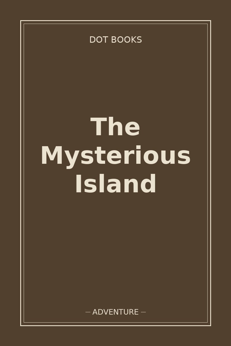 The Mysterious Island — book cover