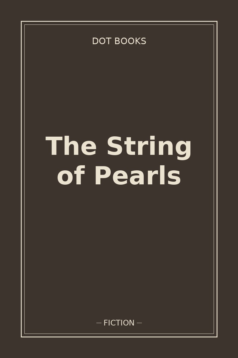The String of Pearls — book cover