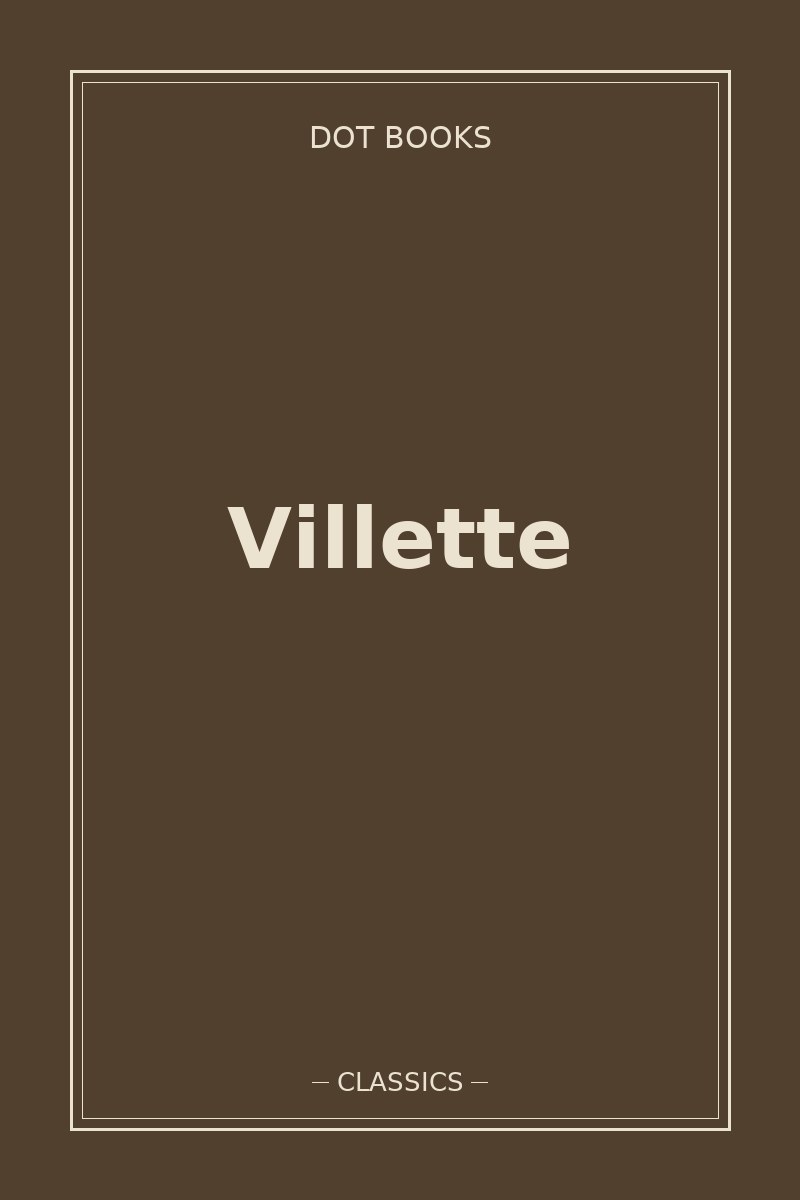Villette — book cover