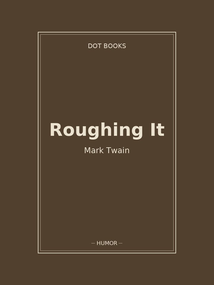 Roughing It: story poster