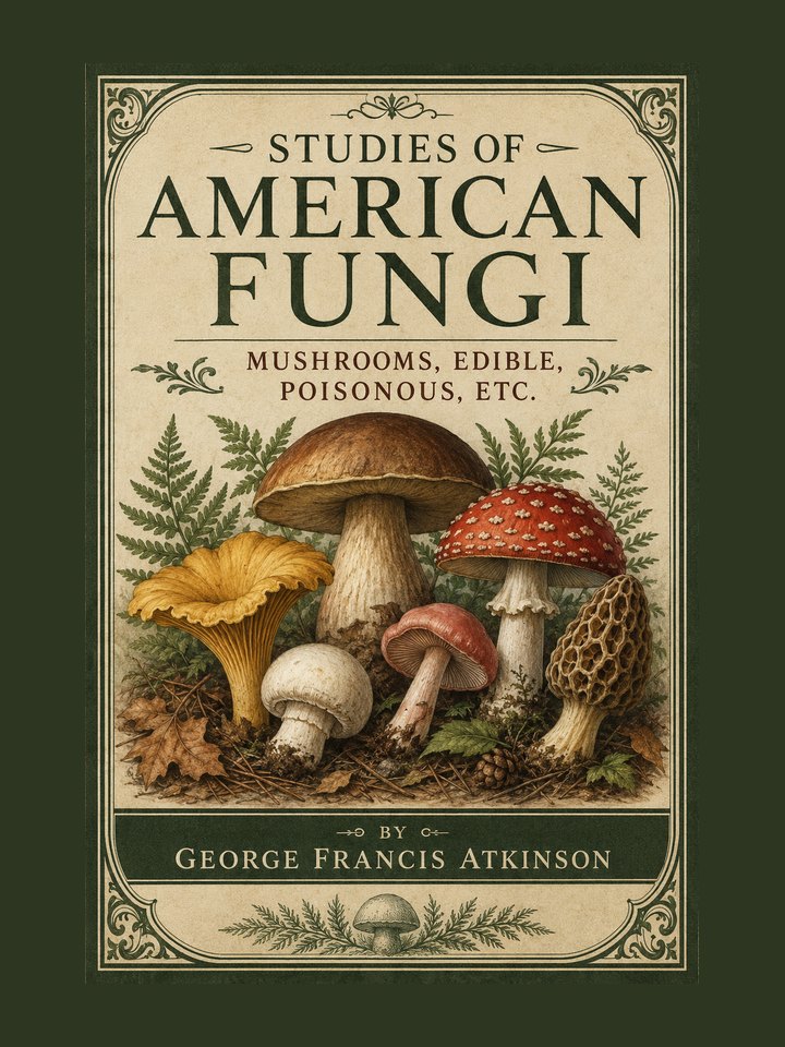 Studies of American Fungi. Mushrooms, Edible, Poisonous, etc: story poster