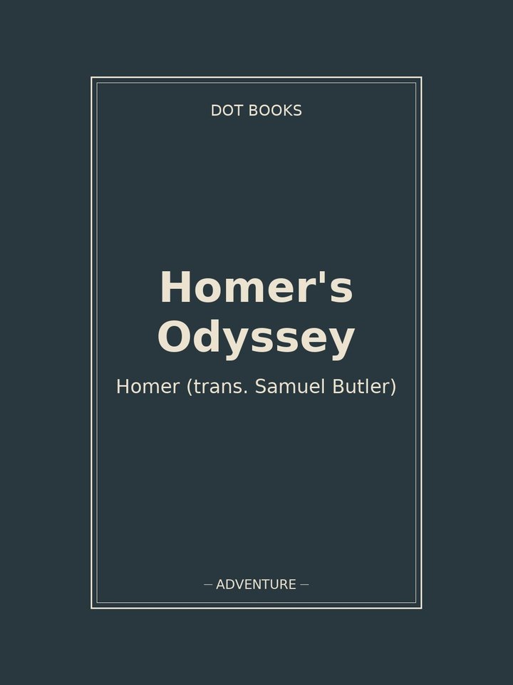 Homer's Odyssey: story poster