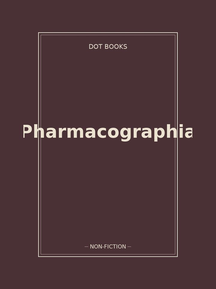 Pharmacographia: story poster