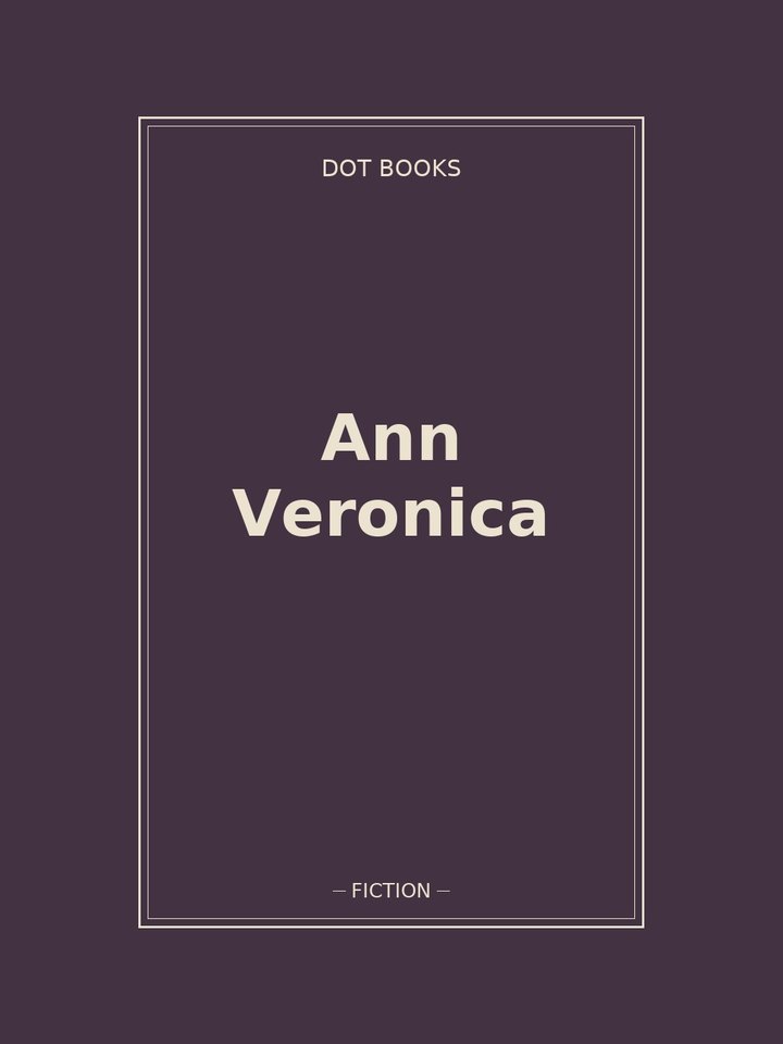 Ann Veronica: story poster