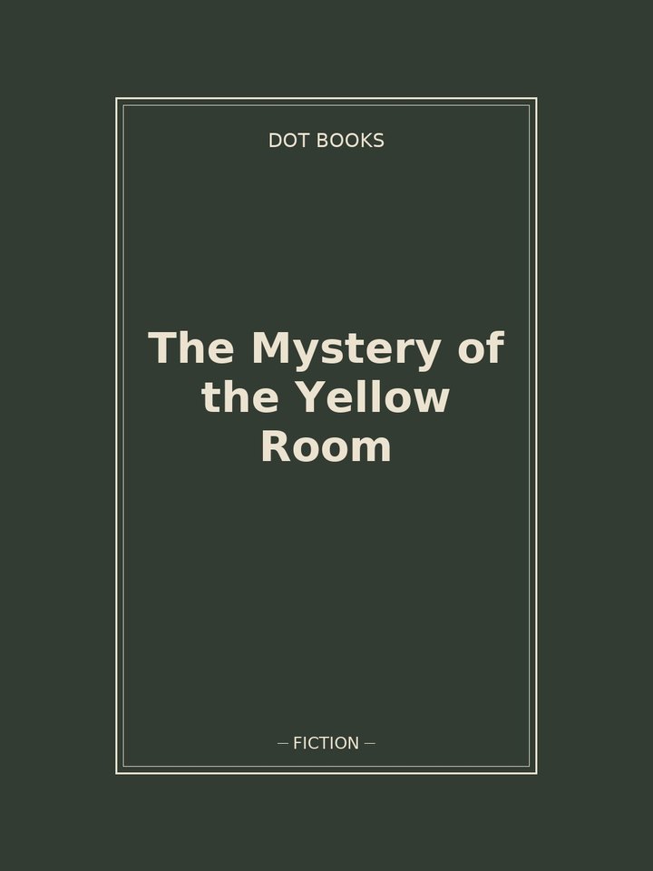 The Mystery of the Yellow Room: story poster
