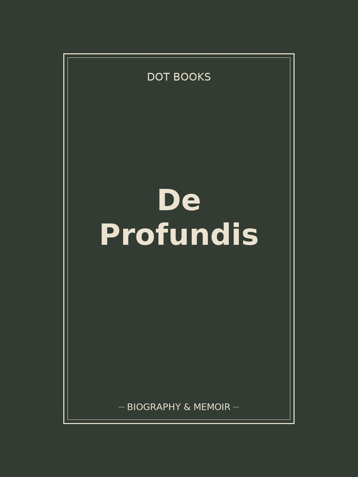 De Profundis: story poster