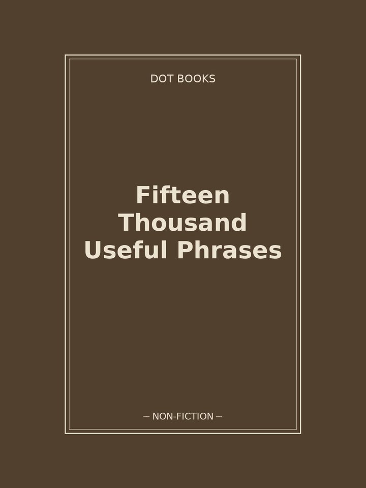 Fifteen Thousand Useful Phrases: story poster