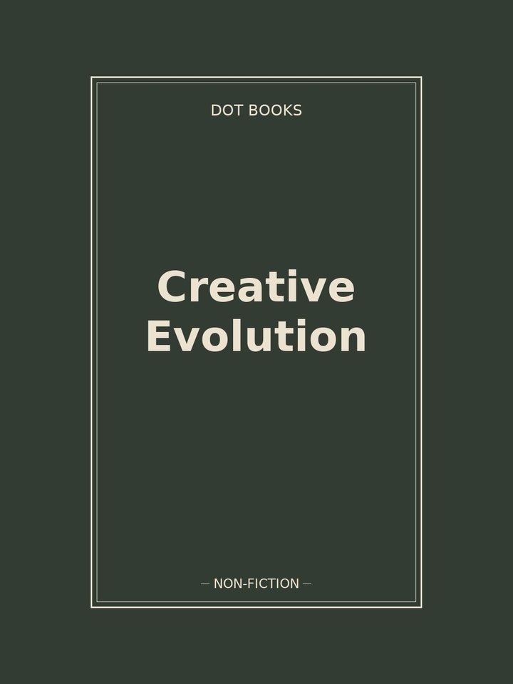 Creative Evolution: story poster
