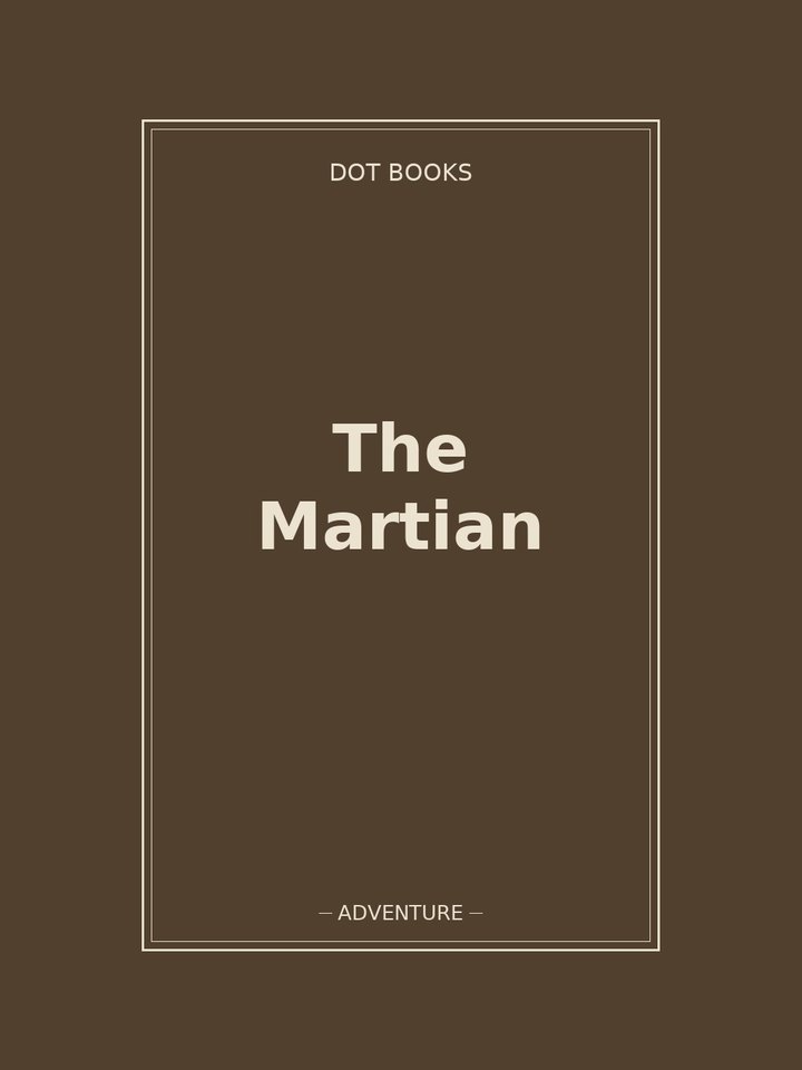 The Martian: story poster