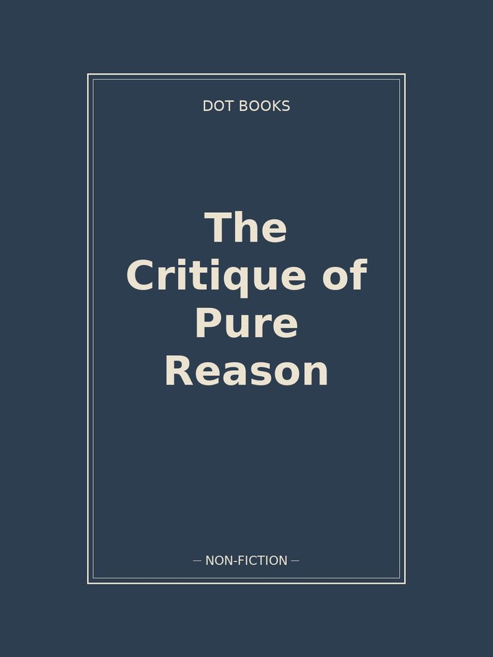 The Critique of Pure Reason: story poster