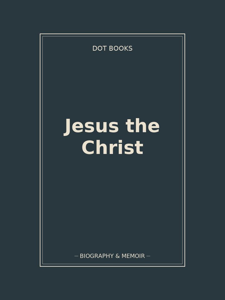 Jesus the Christ: story poster