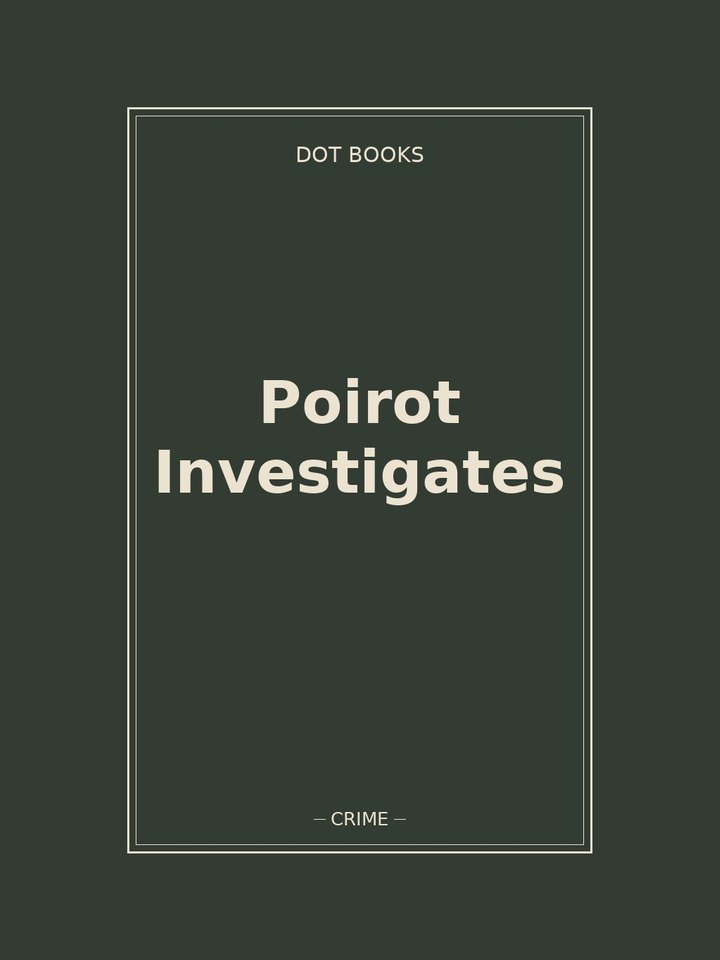Poirot Investigates: story poster