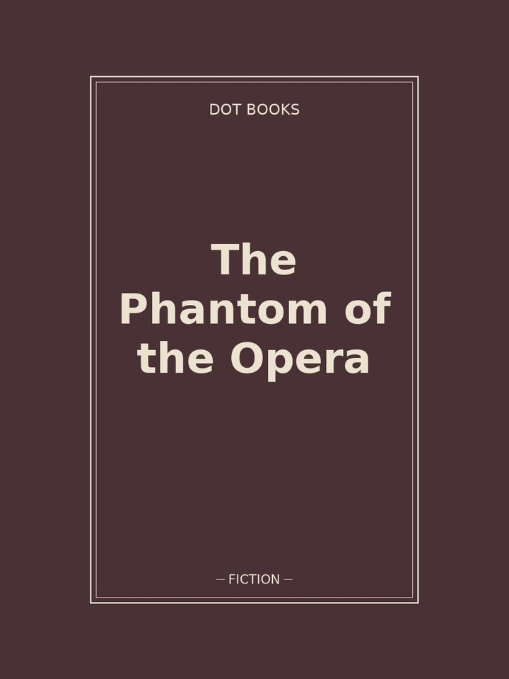 The Phantom of the Opera: story poster