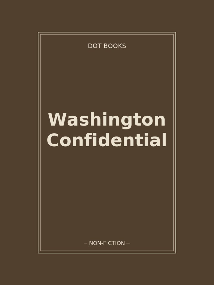 Washington Confidential: story poster