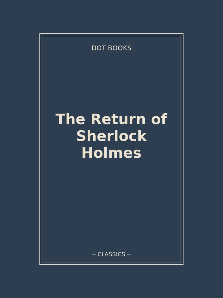 The Return of Sherlock Holmes: story poster