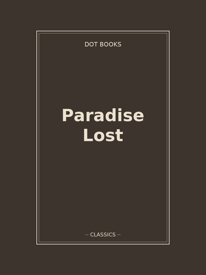 Paradise Lost: story poster