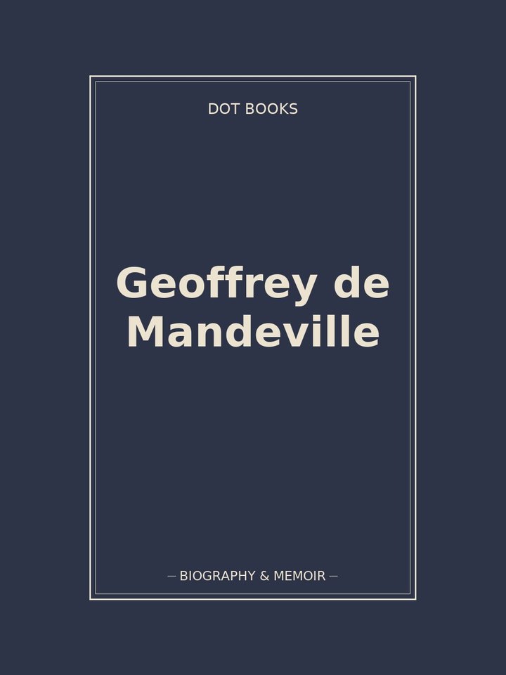 Geoffrey de Mandeville: story poster